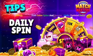 Match Masters Free Coins Spins And Booster - Links Updated Daily!